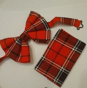Handmade Bowtie and Pocket Square